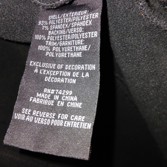 Steve Madden Black Asymmetrical Zip Fleece Lined Hooded Coat Size S/P - Picture 6 of 10